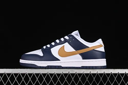 All categories Nk SB Dunk series Nk SB Dunk Low low-top sneakers Nk Dunk Low black and white gold color SB low-top casual sneakers FB9109-111